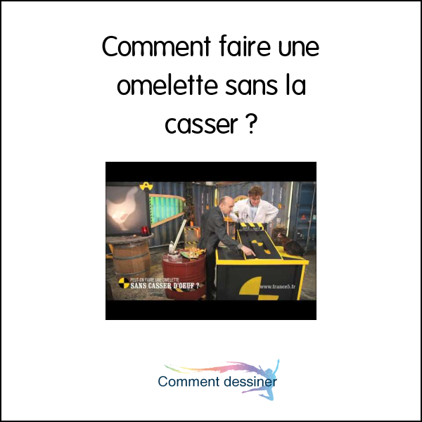 Comment faire une omelette sans la casser